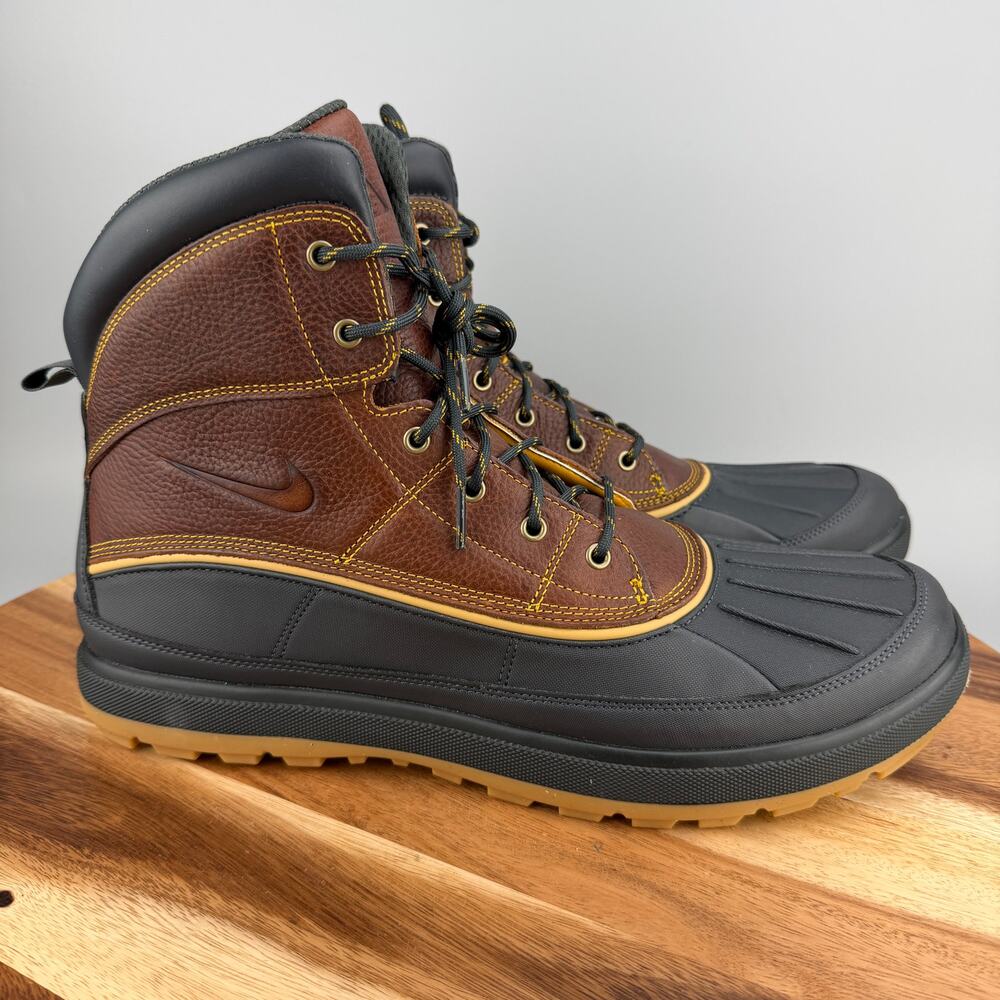 Nike Woodside 2 Dark Gold Leaf ACG Snow Winter Boot Rare Size 15 New 525393-770
